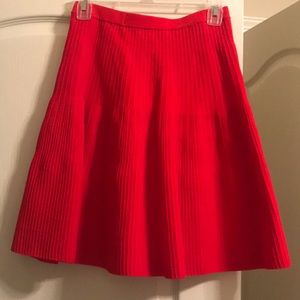 Red skirt
